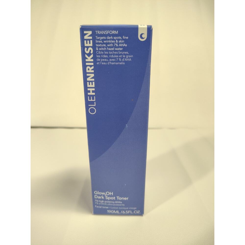 OLE HENRIKSEN Transform Glow2OH Dark Spot Toner FULL SIZE 6.5oz NEW